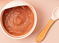 Image of Erdbeer-Apfel-Babybrei