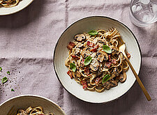 Image of Bandnudeln mit Pilzsauce