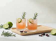 Image of Hibiskusblüten Spritzer