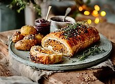 Image of Nussbraten im Blätterteigmantel