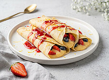 Image of Crêpes mit Zabaione