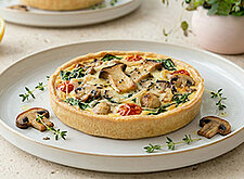 Image of Getrüffelte Pilz Quiche