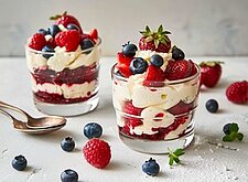 Image of Mascarponecreme mit Beeren