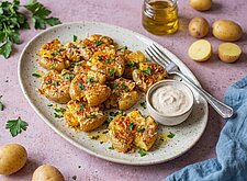 Image of Knusprige Parmesan-Kartoffeln aus dem Ofen