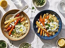 Image of Ofengemüse Bowl mit Feta und Kräuterjoghurt
