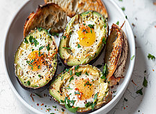 Image of Baked Avocado Egg
