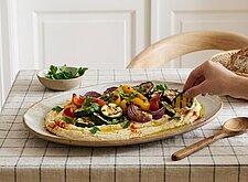 Image of Grillgemüse mit Hummus