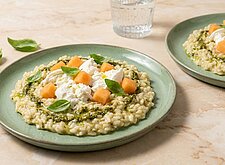 Image of Burrata Risotto mit Melone