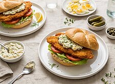 Image of Schnitzelbrötchen mit Remoulade