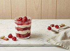 Image of Himbeer Rhabarber Dessert