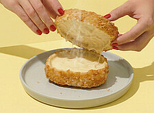 Image of Überbackener Géramont aus dem Airfryer