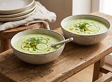Image of Kalte Gurken-Avocado-Suppe