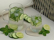 Image of Gurken Limetten Minz Wasser