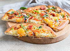 Image of Gemüsepizza mit Crème Fraîche