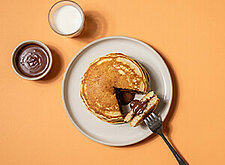 Image of Schokoladengefüllte Pancakes