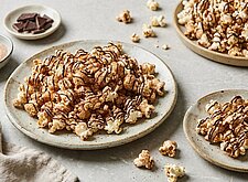 Image of Churro Popcorn mit Schokolade