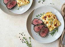 Image of Pfefferfilet mit Kartoffelgratin