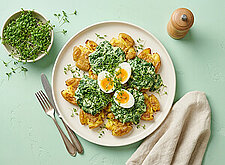 Image of Rahmspinat mit Kartoffeln und Eiern