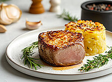 Image of Schweinefilet mit Kartoffelgratin