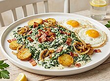 Image of Rahmspinatpfanne