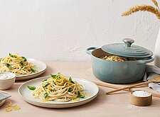 Image of Zitronenpasta mit Basilikum