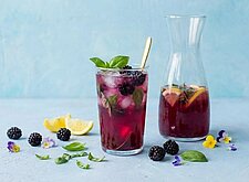Image of Brombeer-Basilikum-Limonade