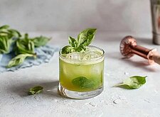 Image of No-Gin Basil Smash