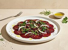 Image of Rote Beete Carpaccio mit frischen Kräutern