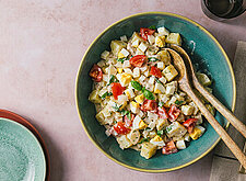 Image of Kartoffelsalat mit Tomaten und Joghurt