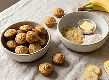 Image of Milde Bananen Muffins