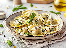 Image of Ravioli mit Spargelfüllung